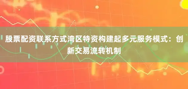 股票配资联系方式湾区特资构建起多元服务模式：创新交易流转机制