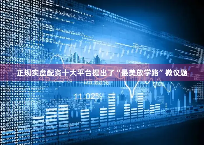 正规实盘配资十大平台提出了“最美放学路”微议题