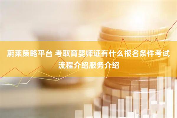 蔚莱策略平台 考取育婴师证有什么报名条件考试流程介绍服务介绍